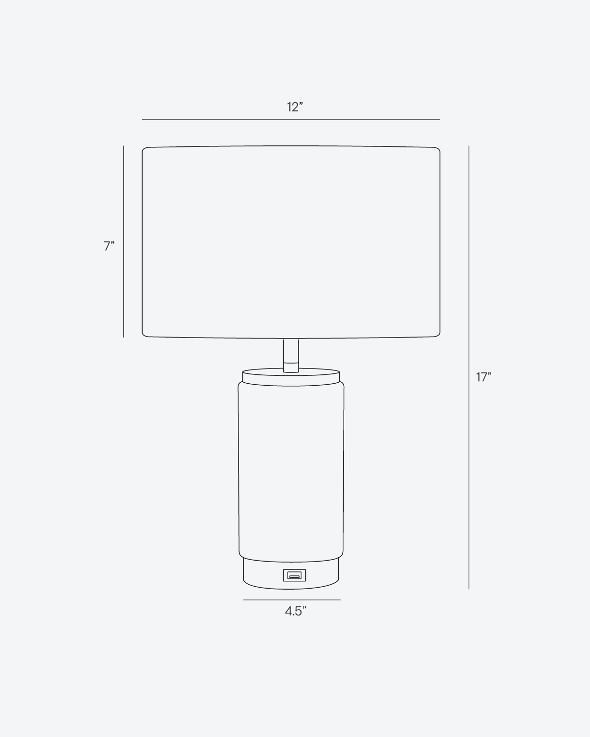 Arden USB Table Lamp - Image 7