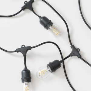 Spiral Hanging Plug-in String Lights
